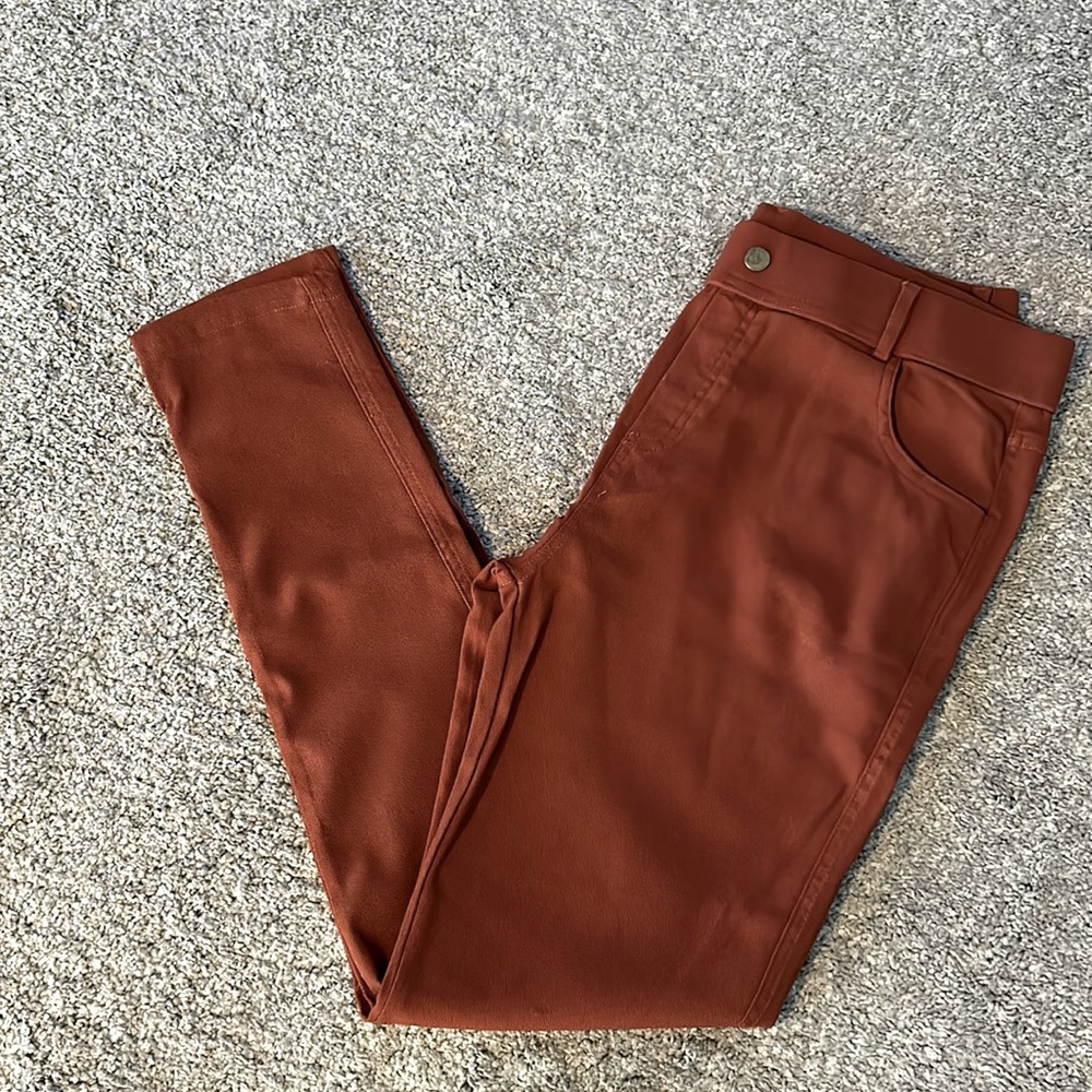 Rust colored jeggings